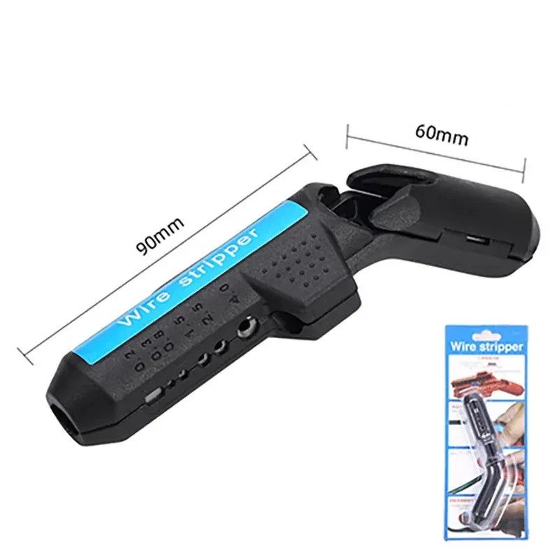 أداة تجريد جديدة متعددة الوظائف مقبض منحني سلك المتعريات كماشة سلك عالية الدقة سلك المتعريات للكابلات الكهربائية #2