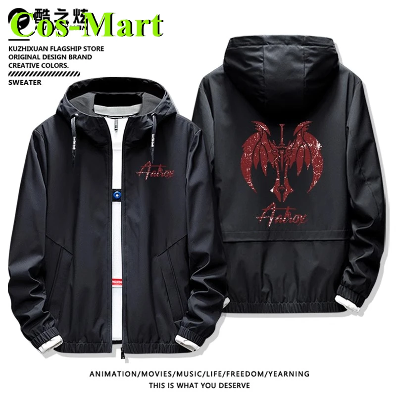 Cos-Mart Game LOL Aatrox The Darkin Blad Autumn Winter Fleece Casual Coats Jacket Team Sweatshirt Tops Large Size Hallowmas view 2