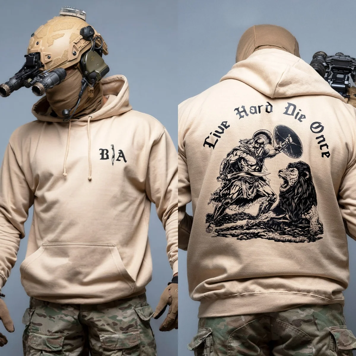 New Die Once Hoodie – Tactical Mindset Gear _ Brothers in Arms Graphic Cotton High-end Luxury Unisex Style Both of Men and Women