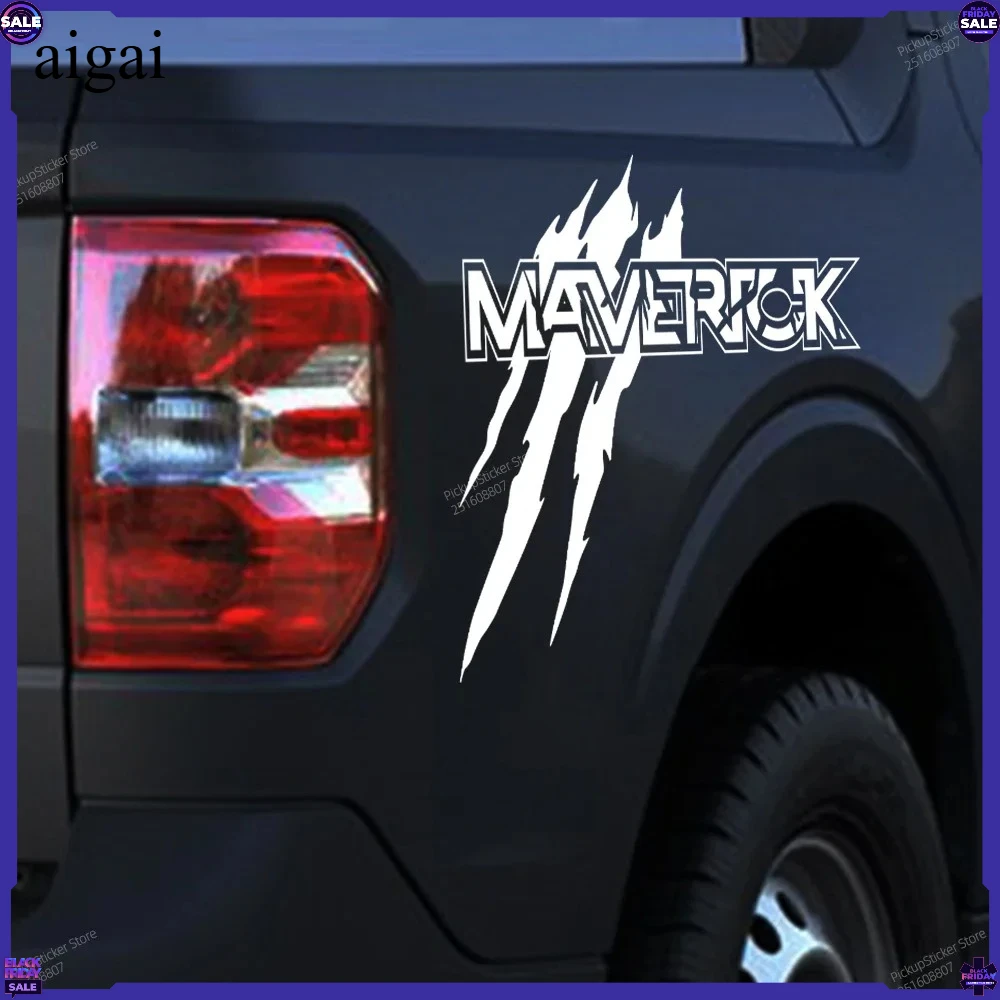 Car Sticker Pickup Truck Bed Graphics Claw Styling Decor Decal Decoration Auto Tuning Accessories for Ford Maverick XLT XL V8