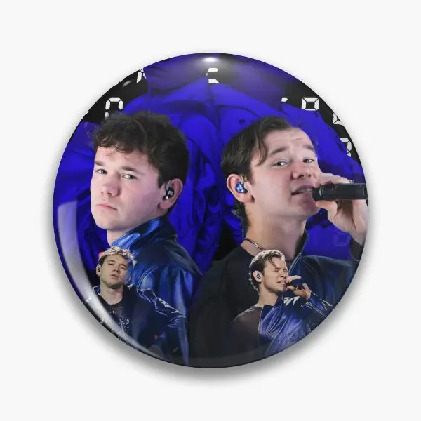 Marcus And Martinus Unforgettable Eurovi  Soft Button Pin Fashion Badge Decor Metal Jewelry Lover Cute Collar Creative Clothes