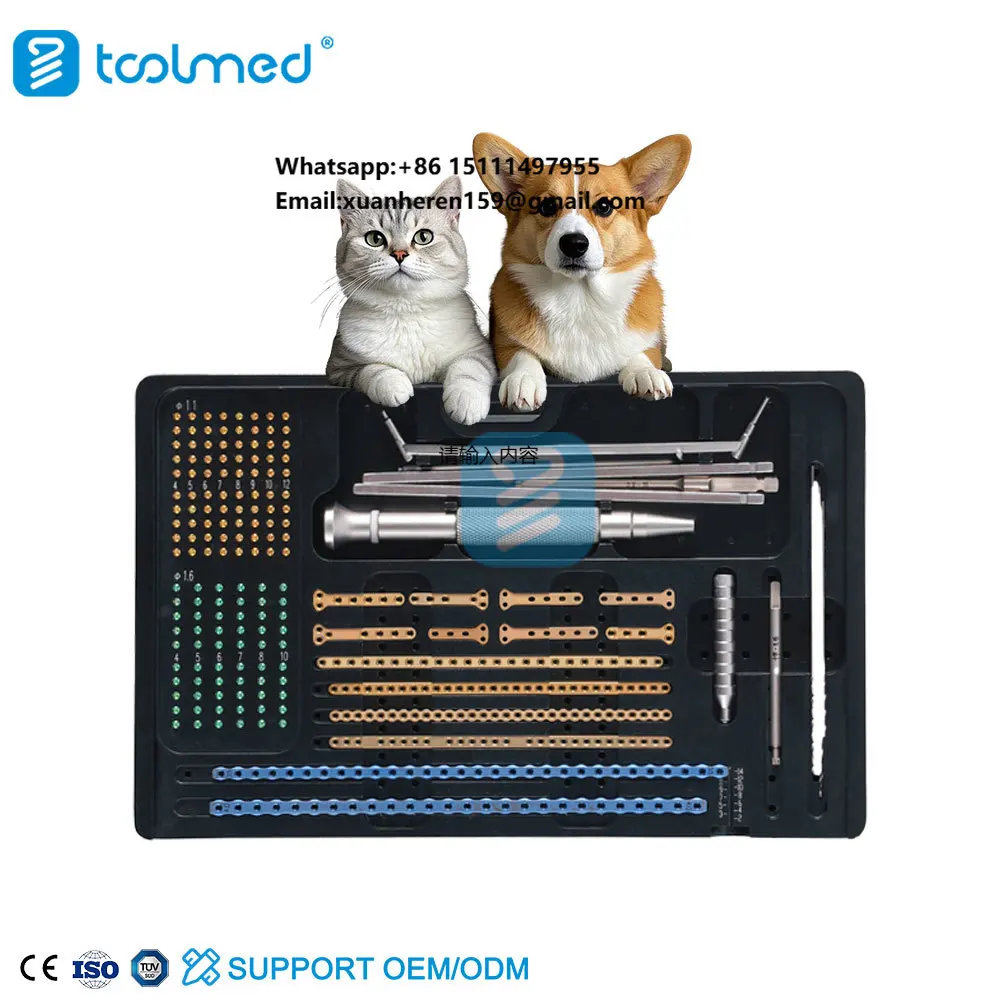 

Instrumentos Ortopdicos Vet MINI Instrument Kit Set Veterinary Ortopédicos Veterinarios