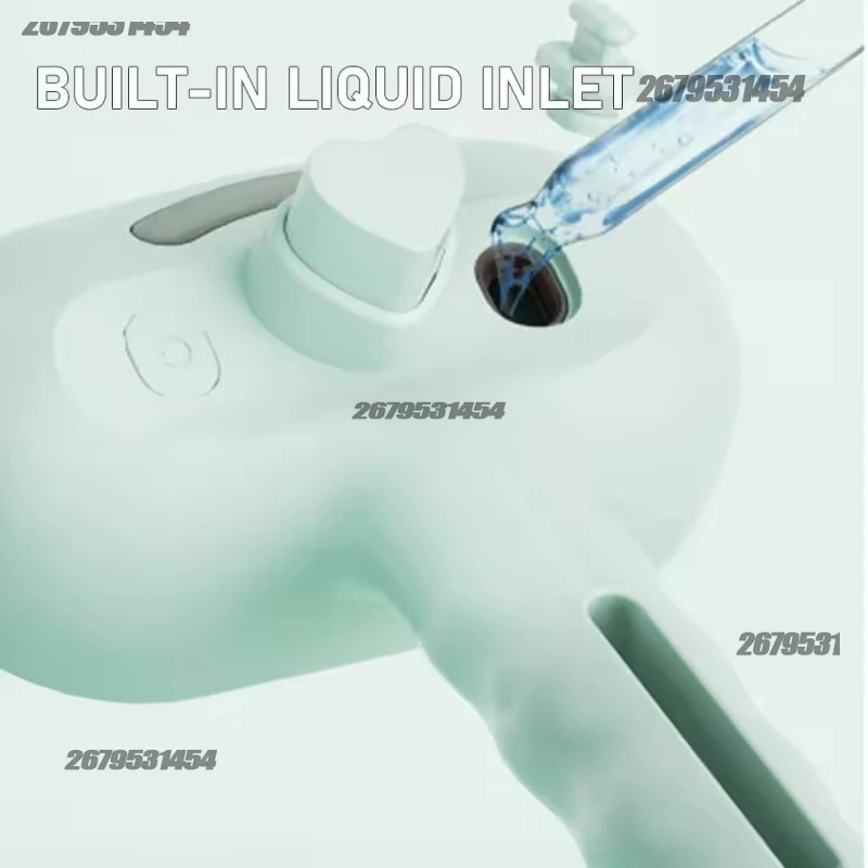 3-in-1 الكلاب القط فرشاة شعر مزيل البخار رذاذ الاستمالة فرشاة فريدة من نوعها أدوات البخار رذاذ الماء المرطب لعبة أبيض وردي أخضر