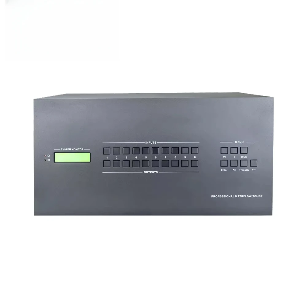32x32 Matrix Switcher 1080-4k Video Matrix Switcher com função de parede de vídeo