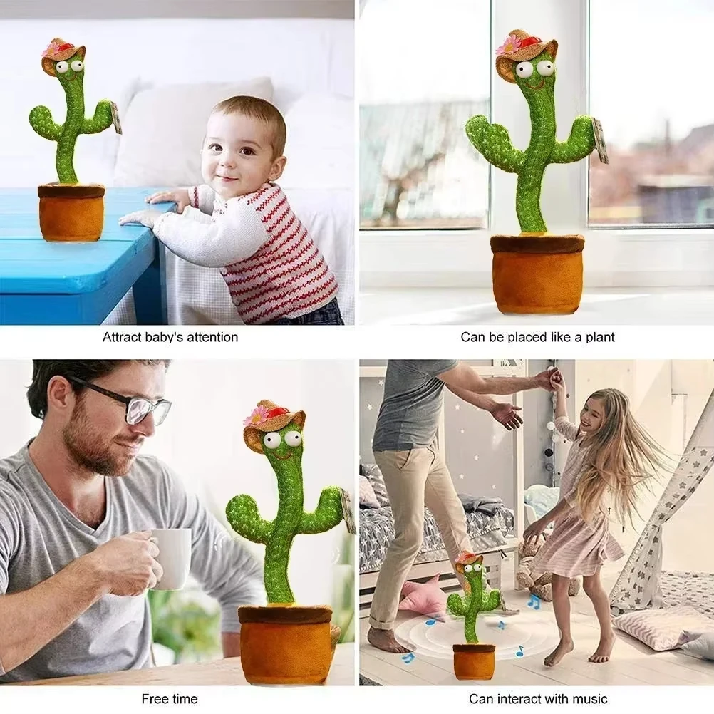 El nuevo juguete de cactus inteligente puede aprender la interacción y escuchar música, que es muy popular entre bebés y niños.