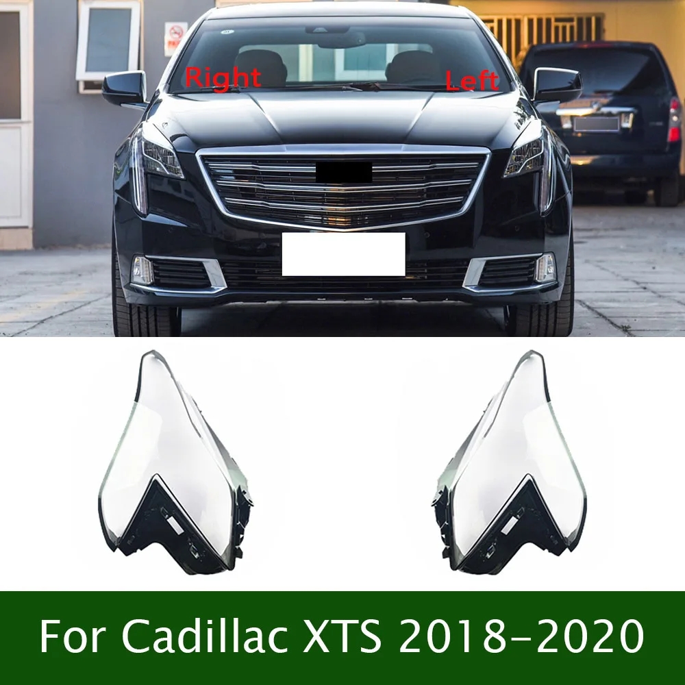 For Cadillac XTS 2018-2020 Headlight Cover Headlamp Shell Imported Transparent Shade Mask Lampshade Lens Plexiglass