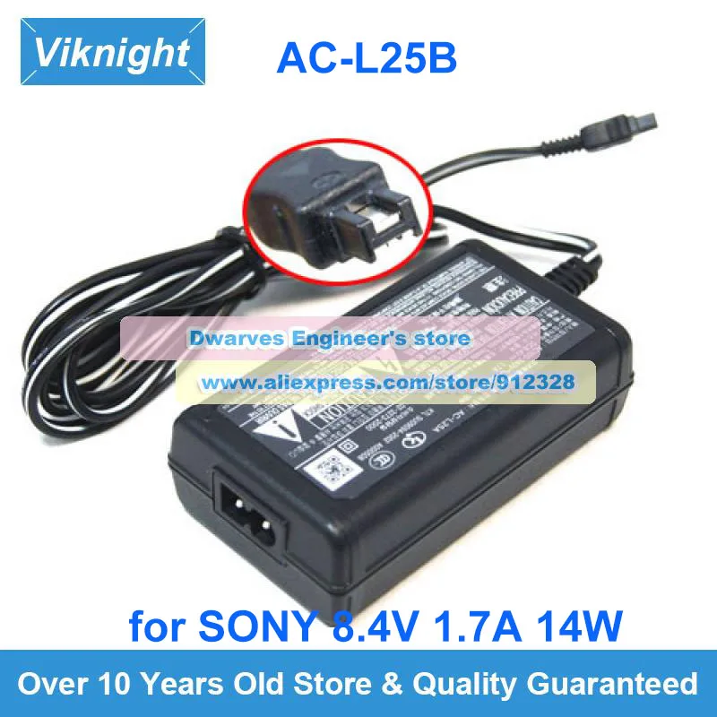 

Original AC-L25B Power Supply 8.4V 1.7A 14W Charger for SONY DSC-HX1 DCR-IP DCR-PC DCR-PJ HDR-SR8 HDR-SR10 HDR-SR11 HDR-CX430