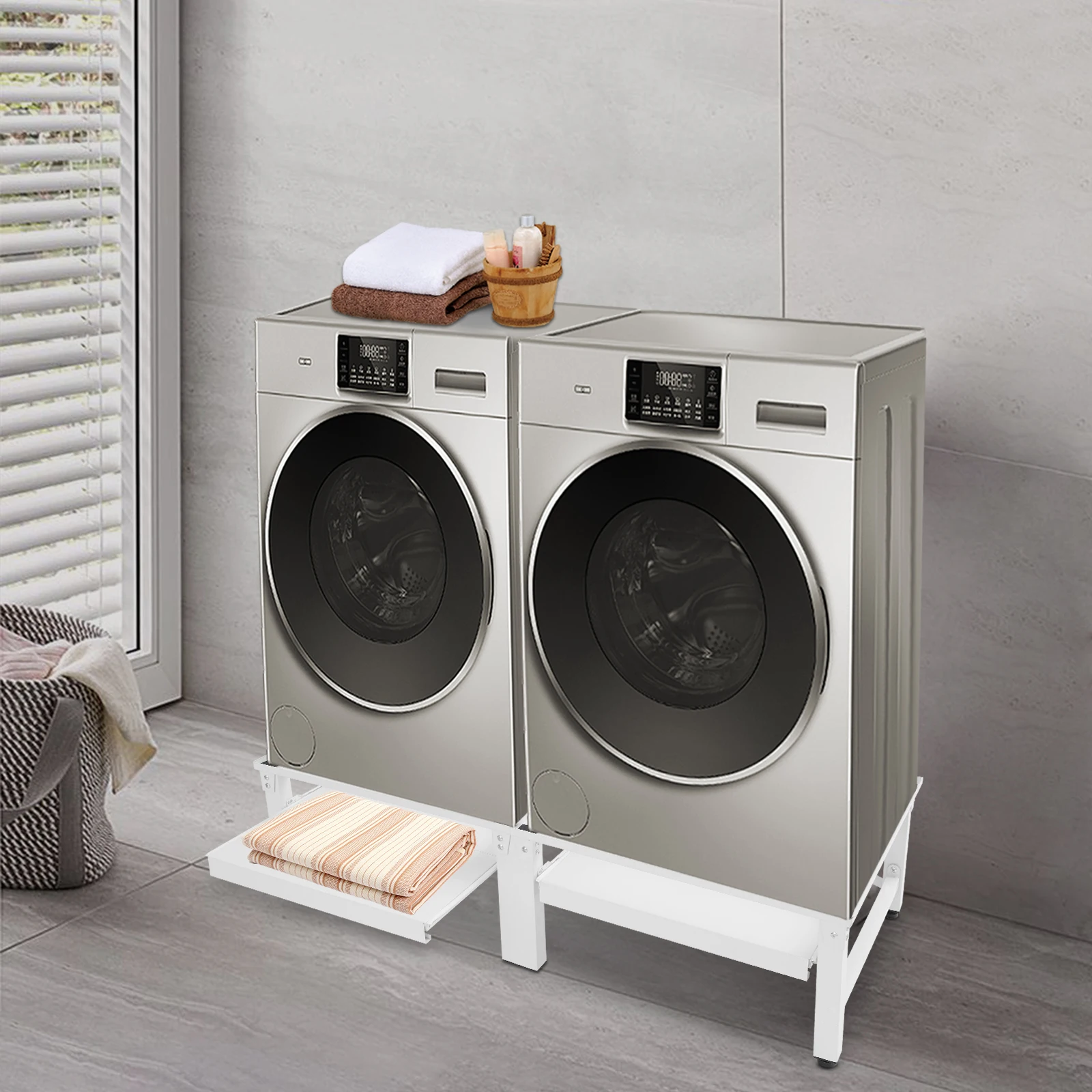 

Washing Machine Stand, Dryer Stand, Adjustable Washing Machine Stand