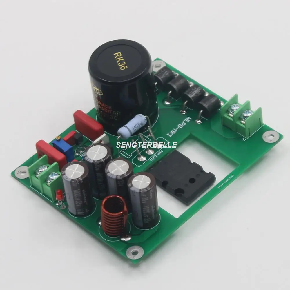 Assembled Linear Power Supply Board Adjustment DC5V-DC24V 2SA1943 DC Low Noise PSU Board