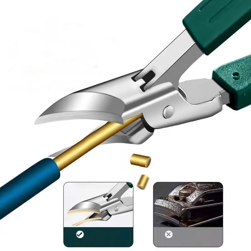 Anti-Splash Nail Clippers Large Thick Hard Special Nail Clippers Sharp Diagonal Pliers Nail Scissors Household Manicure Tools