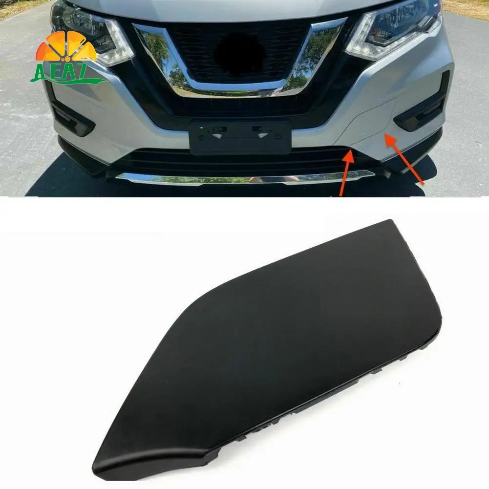 

AEA7-Hook Cover For Nissan Rogue X-Trail Xtrail T32 2017-2020 Tow Hook Eye Front Bumper Cover Trailer Cap 622A0-6FL0H