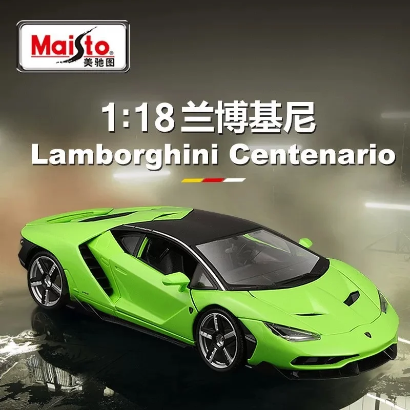 New Original Maisto 1:18 Lamborghini Centenario Alloy Miniature Diecast Model Lamborghini Lp770-4 Sports Car Model Toys Kid Gift