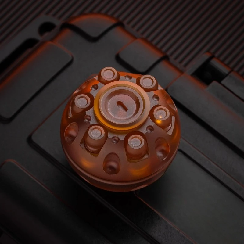 42.COSMO Toujie EDC Death Star Rotore meccanico in metallo Roulette Fidget Spinner Papa Coin Decompressione Giocattolo da tavolo