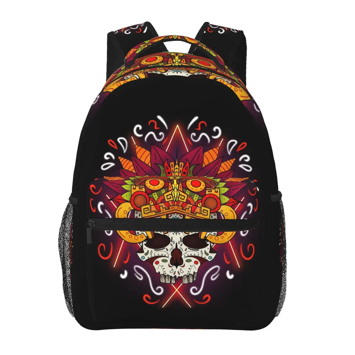 

Aztec Skull Backpacks Boys Girls Bookbag Children School Bags Cartoon Kids Rucksack Shoulder Bag Large Capacity