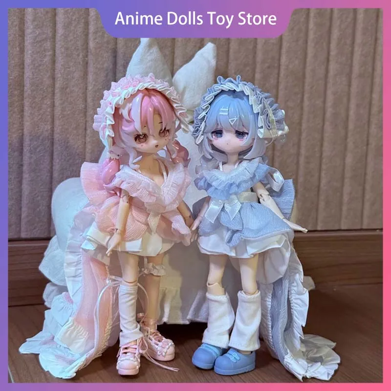 

Подлинная серия Minty Haiyan Gemstone, слепая коробка, 8-точечная BJD, подвижные суставы, кукла, милая модель, игрушка, настольный декор, коллекция, подарок