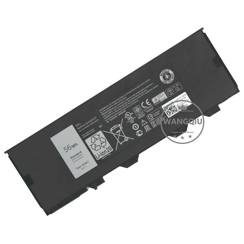 Imagem -04 - Dell Latitude Bateria do Portátil Dell Latitude 7204 7404 7214 Njtch 8g8gj 56wh