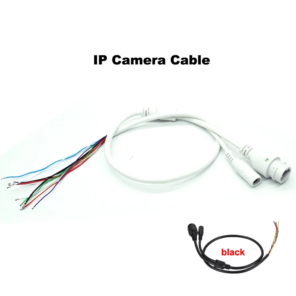 

9-core IP camera cable for IP network camera cable replace cable RJ45 camera Cable DC12V for CCTV ip camera replace use