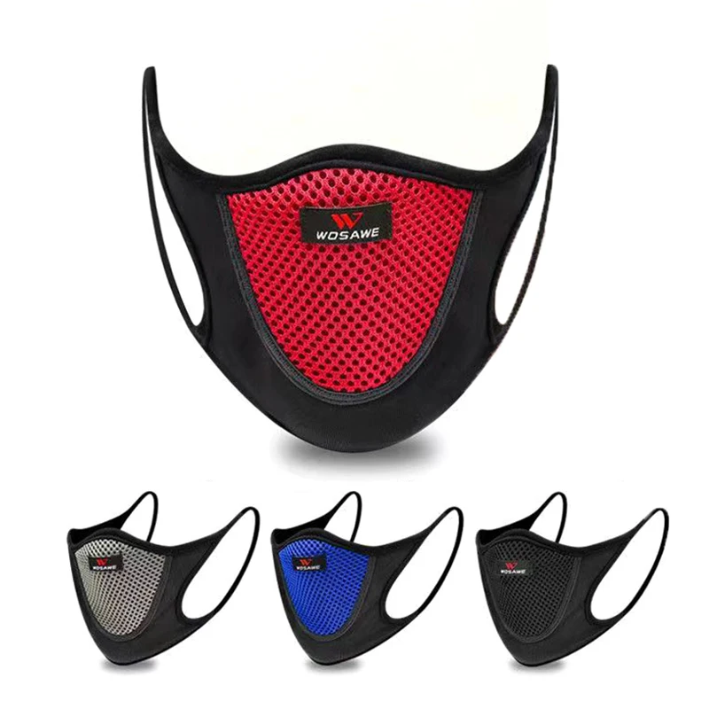 Sport Face Mask With Filter Activated Carbon - Running Cycling Riding Mask Equipment Safety Working Hiking Masks