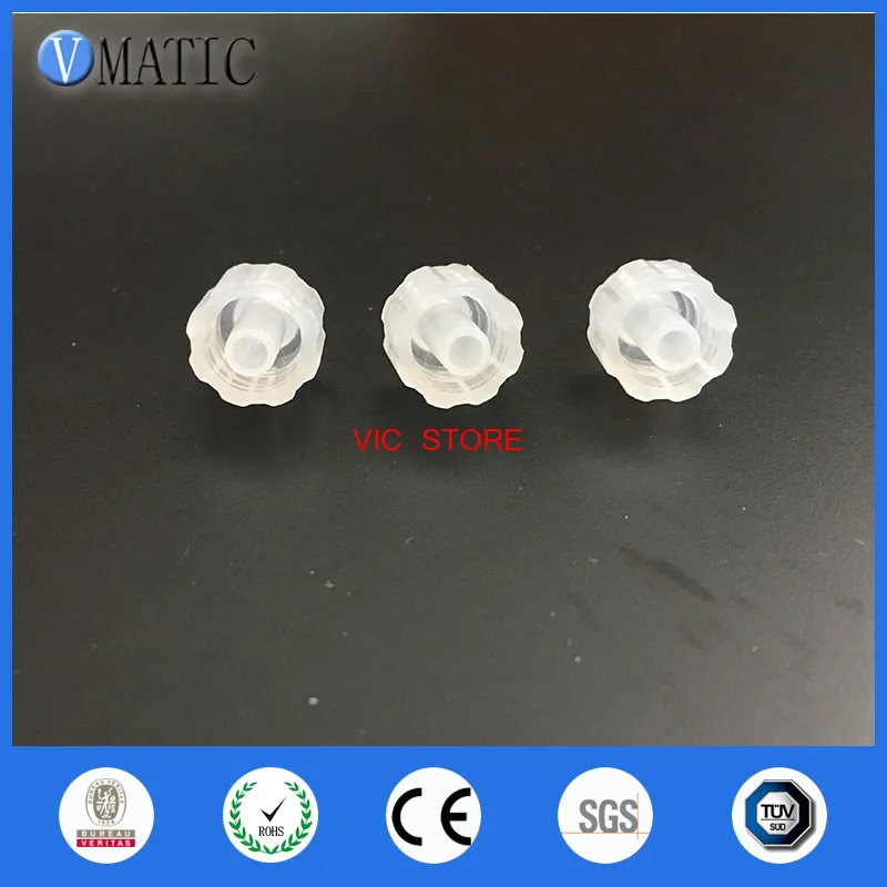 Imagem -03 - Masculino Luer Tapered Seringa Encaixe Conector Luer Lock Polyprop Qualidade 100 Pcs