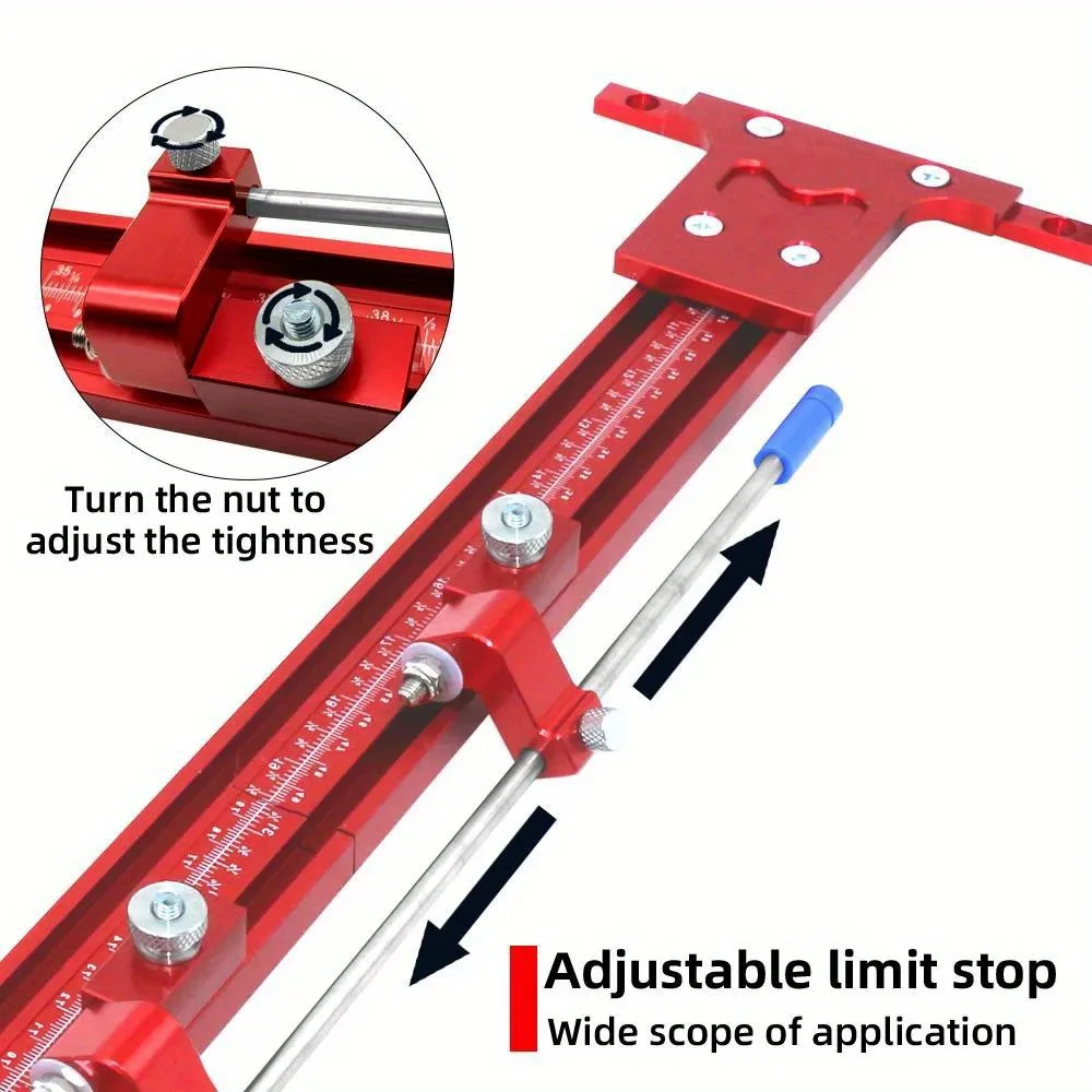 Repeat-Cutting Parallel Rail Guide System for Festool & Makita Circular Saw Tracks - Aluminum Alloy Track Saw Rail Angle Clamp