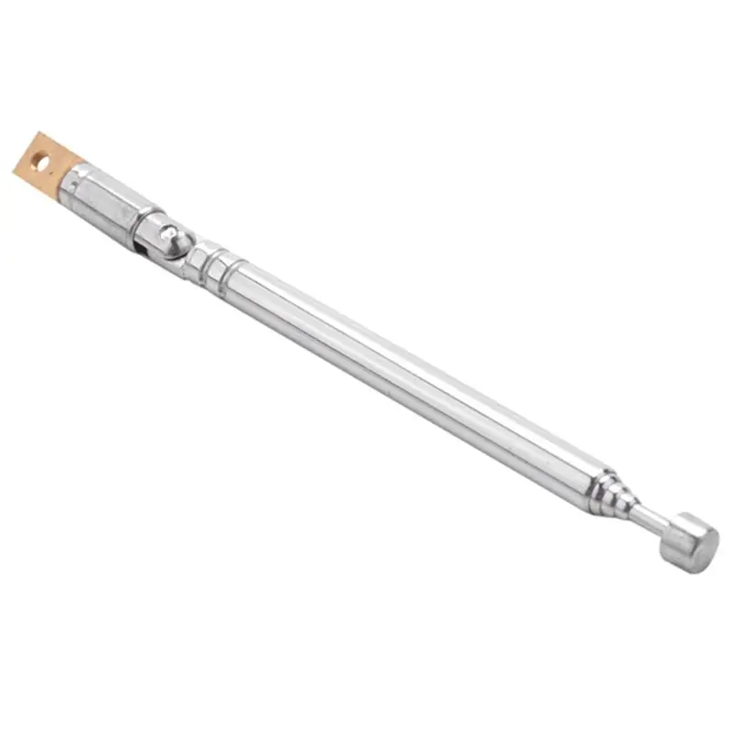 DT22 6PCS 25.4cm 10 Inch 5 Sections Telescopic Antenna Aerial for Radio TV