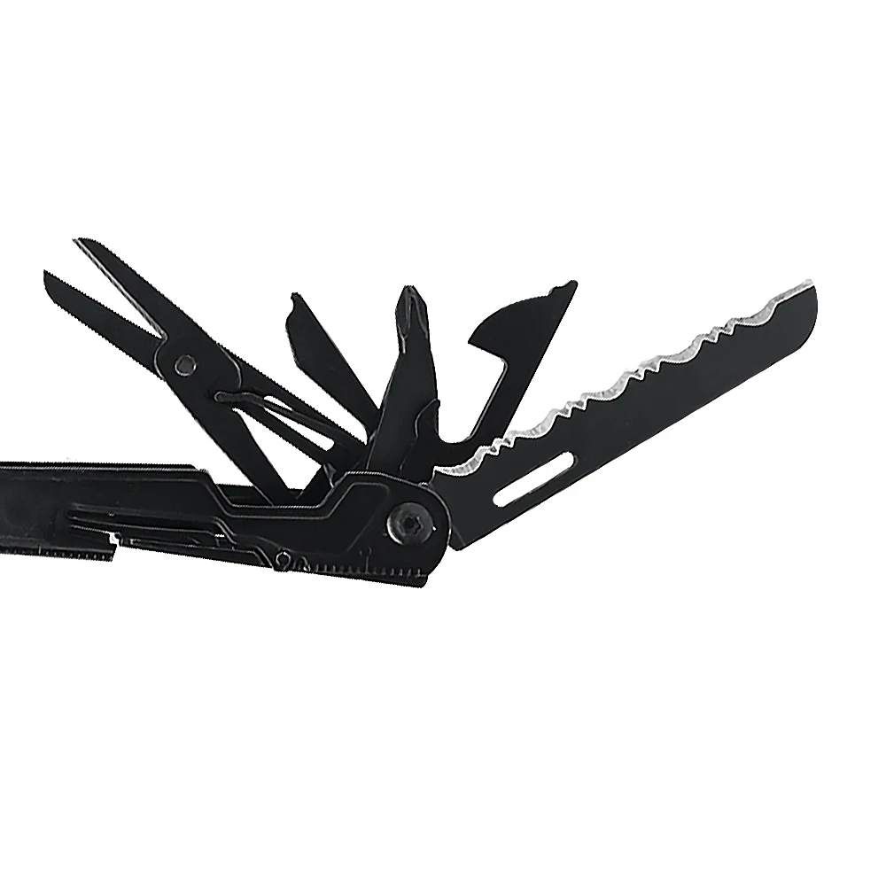 SOG 18 in 1 PowerPint Mini Multi-tool Stainless Steel Pocket EDC Multifunctional Pliers with Folding Knife Screwdrivers Scissors For Survival Fishing Hiking Cycling Travel DIY Home Emergency Repair Portable Camping Tools and Safety Equipment Gift For Men view 5