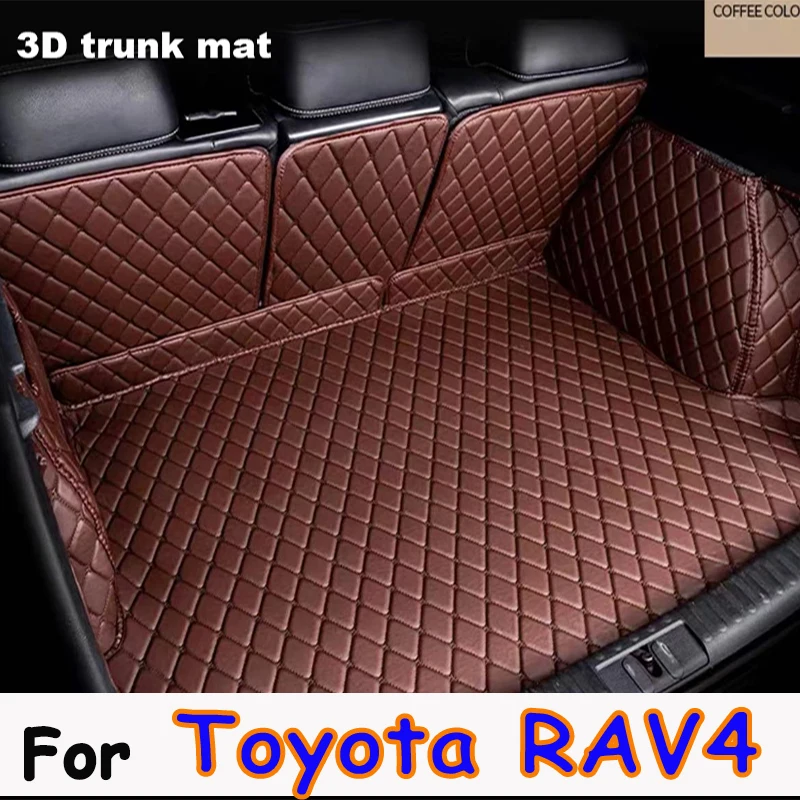 

For Toyota RAV4 RAV 4 XA50 XA 50 2020 2021 Car Accessories Trunk Protection Leather Mat Catpet Interior Cover Part car liners