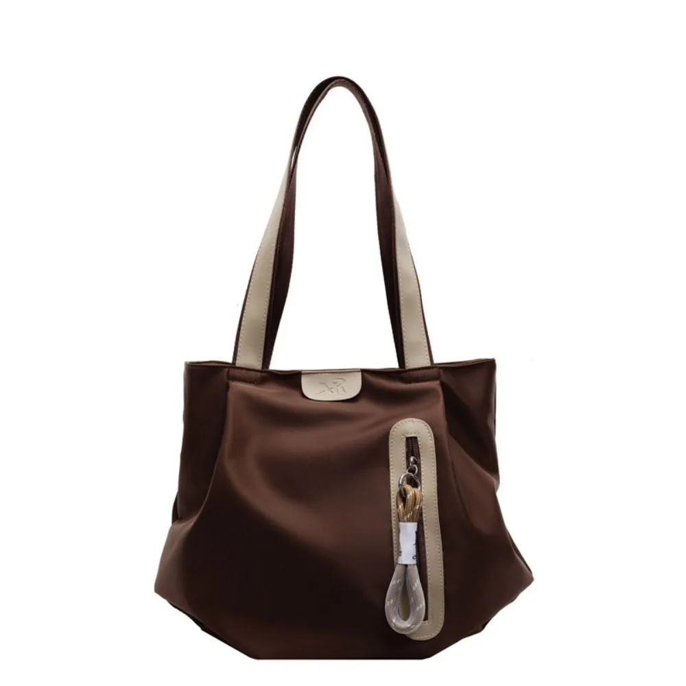 

Элегантная портативная большая сумка, большая вместительная сумка на плечо, модная плиссированная сумка на молнии, уличная сумка