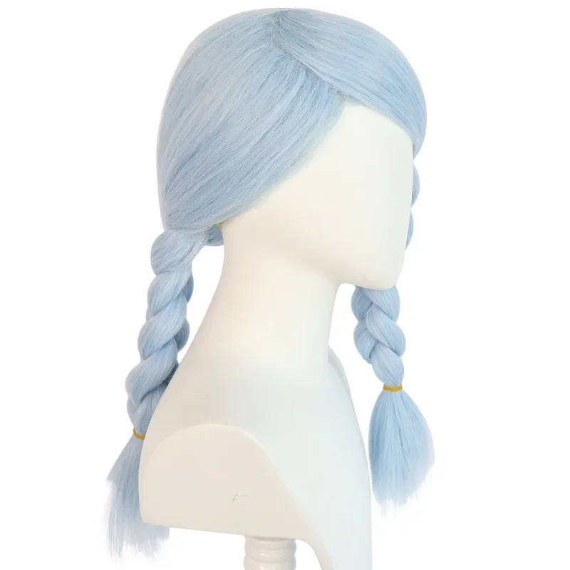 FC6Anime Jujutsu Meimei Cosplay Wig Adult Women Double Braid Heat Resistant Synthetic Hair Halloween Props@FC8！