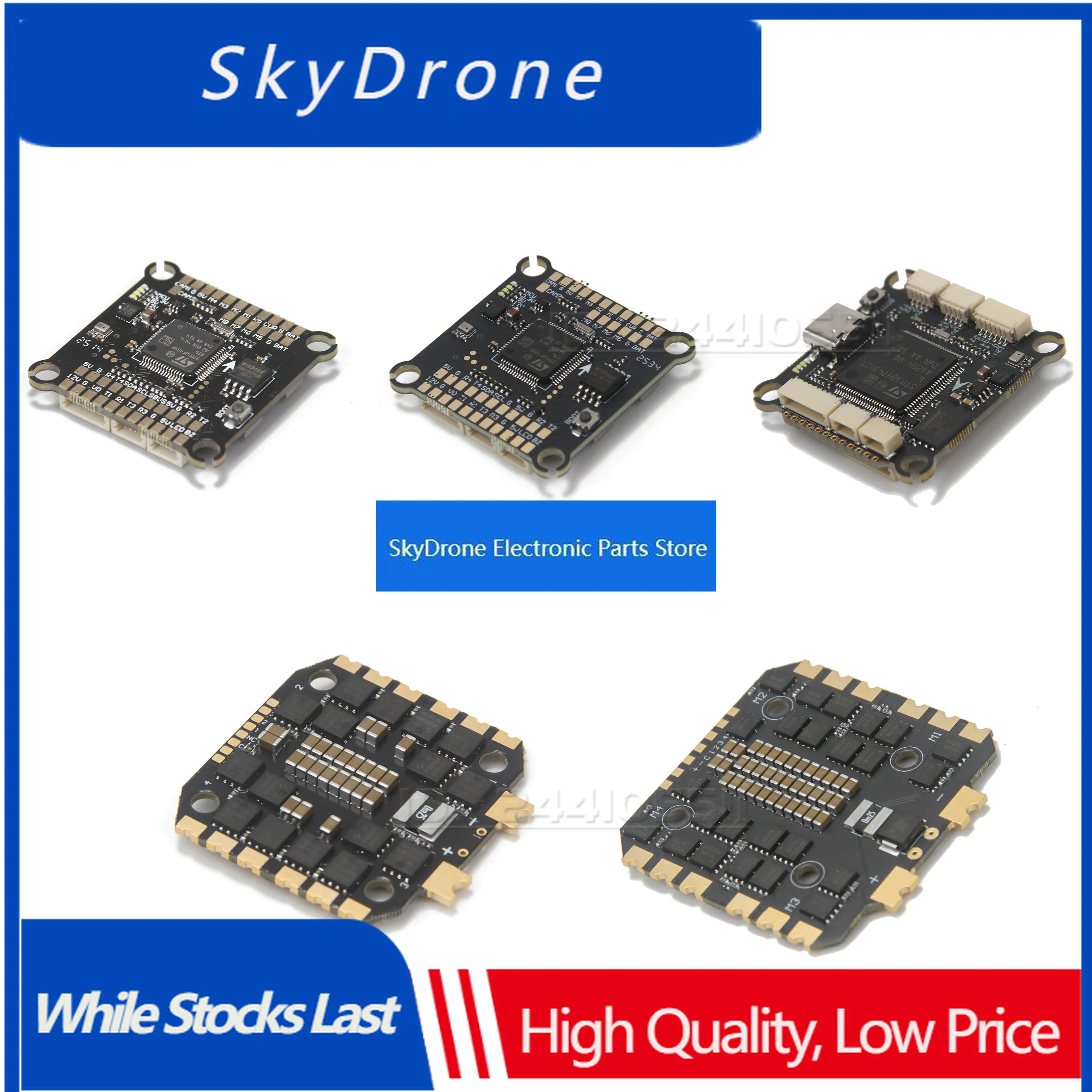 SkyDElF405 F722 H743 FC Flight Controller 8/32bit BLS-60A/65A/80A/100A 4in1 ESC Stack 3-8S For RC FPV Racing Drone Plane Quadcop