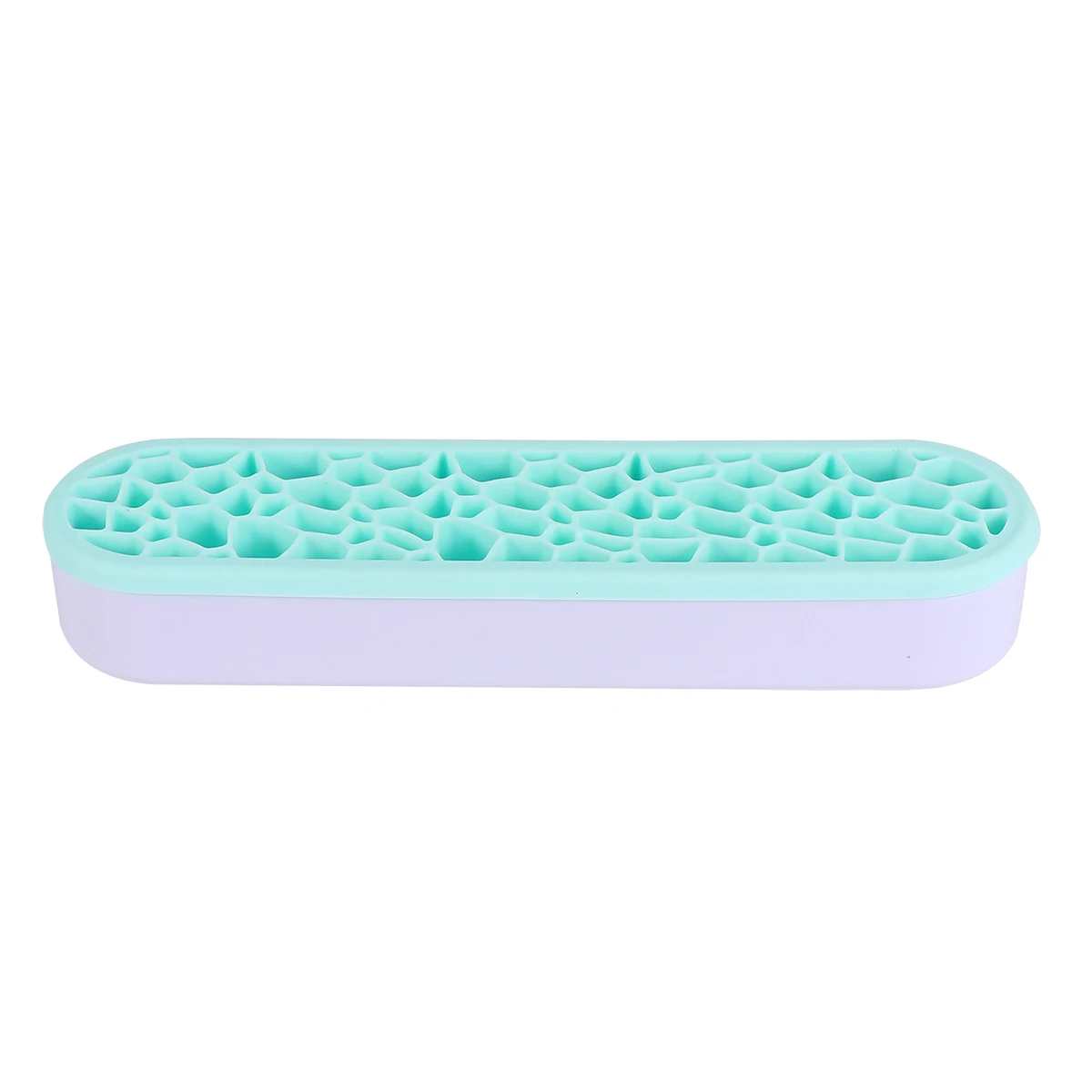

Premium Makeup Organizer Silicone Holder Durable Lightweight Portable Green For Family Travel Camping Makeup Brush Rack