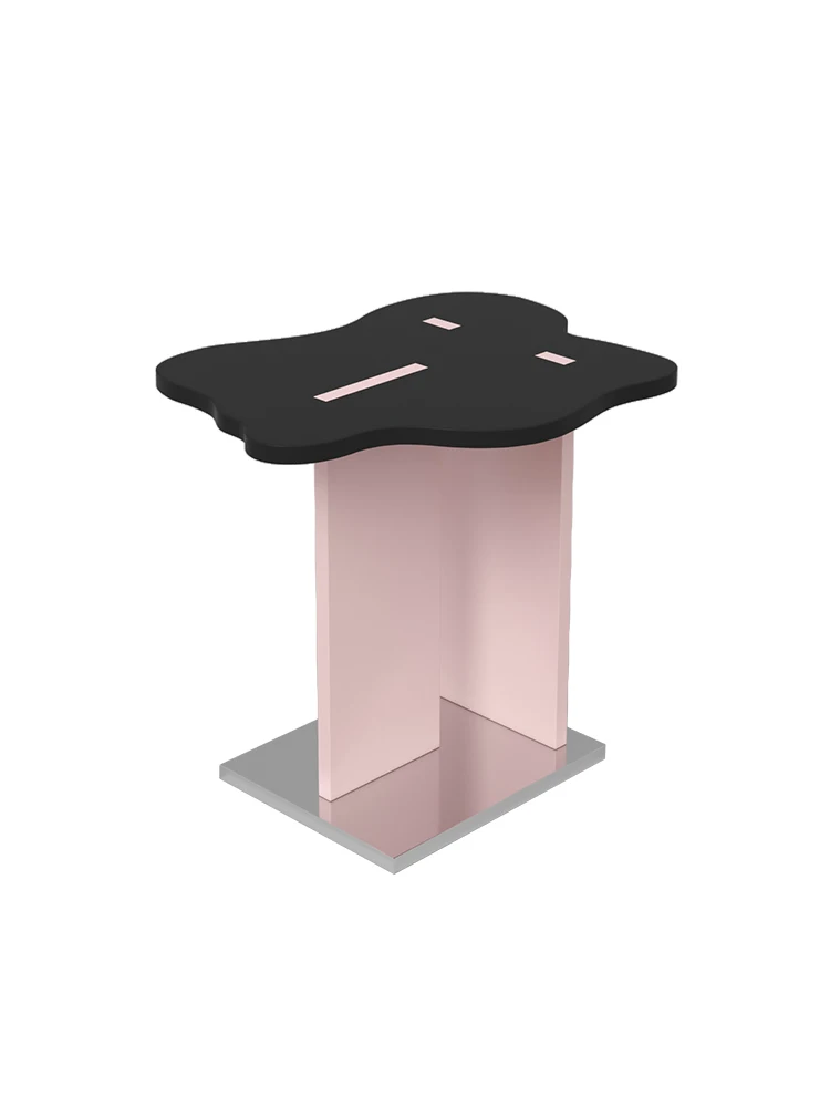 Table basse/modèle table d'angle chambre lit design et petit déjeuner