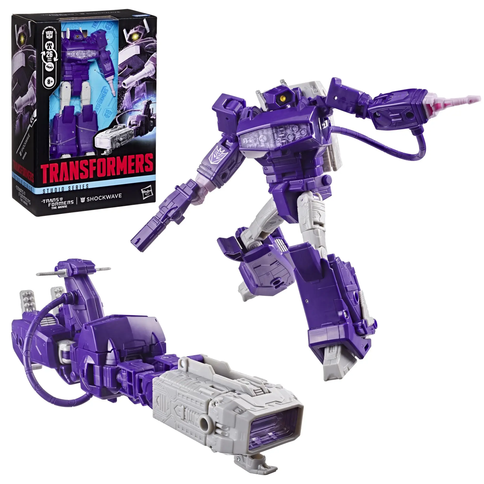 

Hasbro Transformers Studio Series The Transformers: The Movie Voyager Class Shockwave G2191