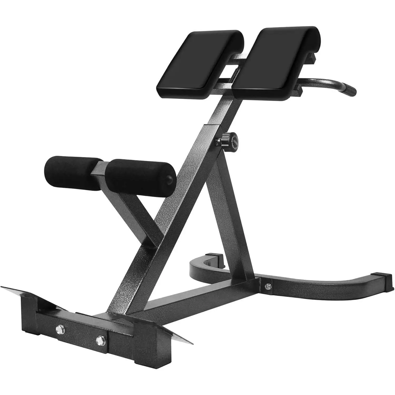 Extensor de respaldo de silla romana - Banco de hipertensión de doble ajustable en ángulo y altura para gimnasio en casa - Ejercicio de espalda ajustable