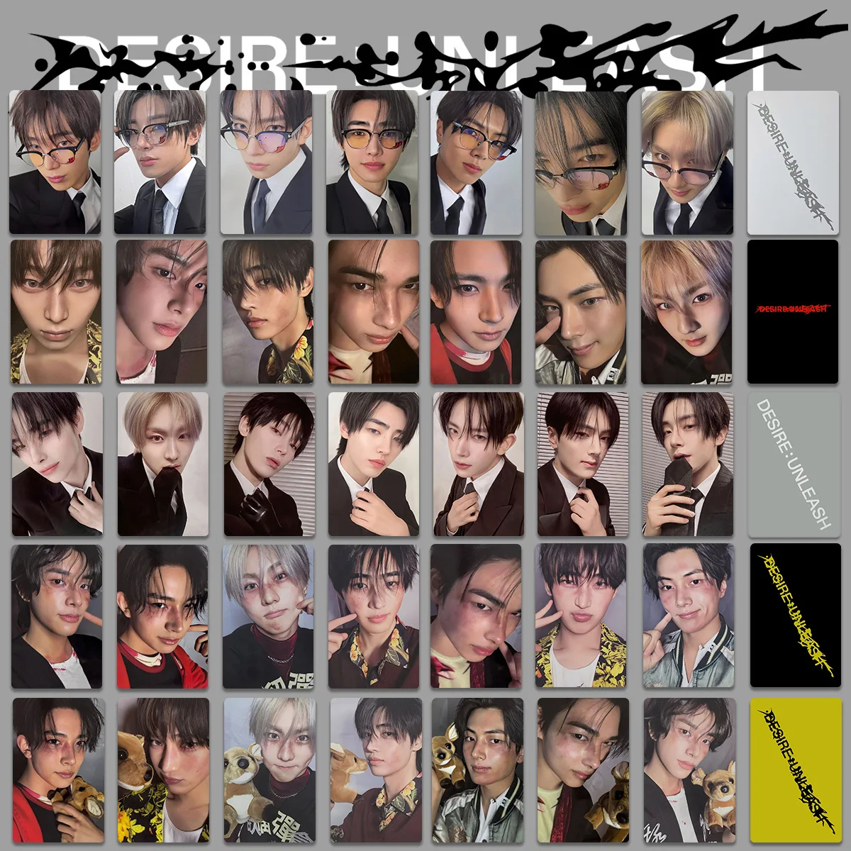 7 unids/set Kpop DESIRE: UNLEASH álbum MCD tarjetas fotográficas regalo para seguidores SUNGHOON SUNOO NI-KI HMV TOWER Ver tarjetas de Selfie JAY JAKE TARGET