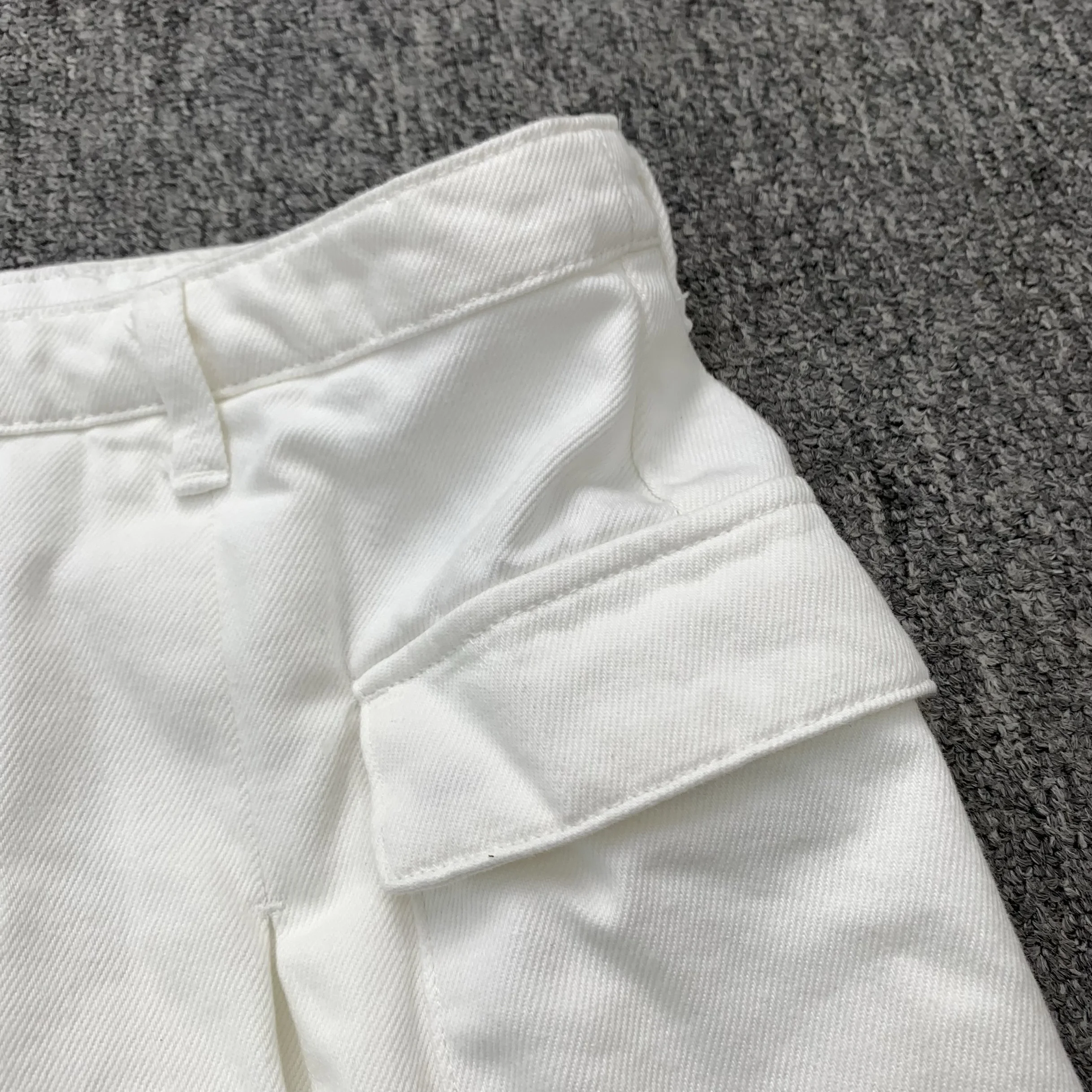 Simple Comfortable Denim orts for Women Spring 2024  Skirt Pants Button Detail Casual Wear Other Material 00%