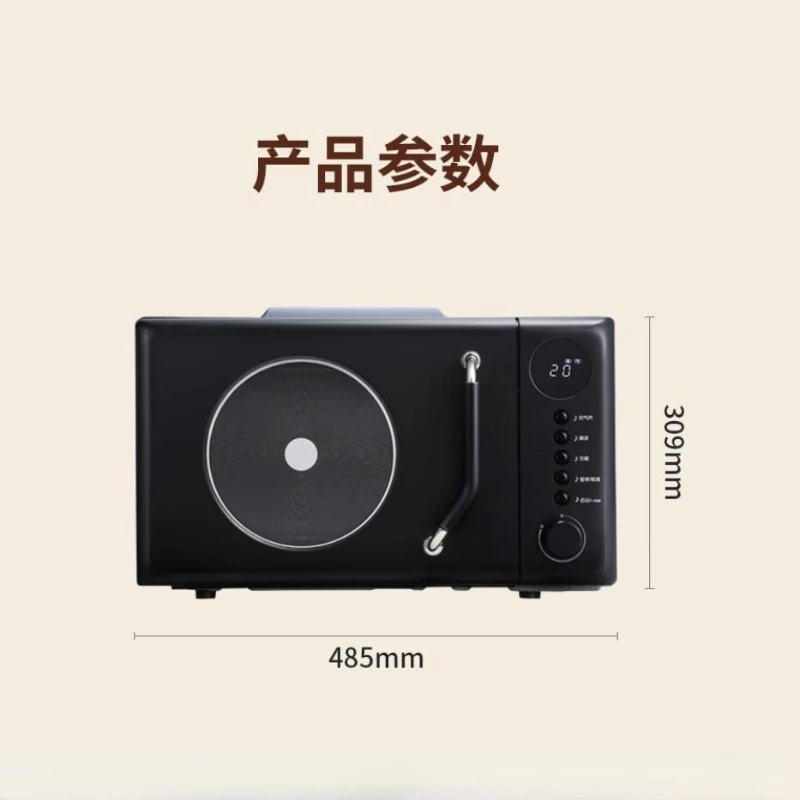 Horno microondas de acero inoxidable para el hogar, gran capacidad, 220V, 20litros