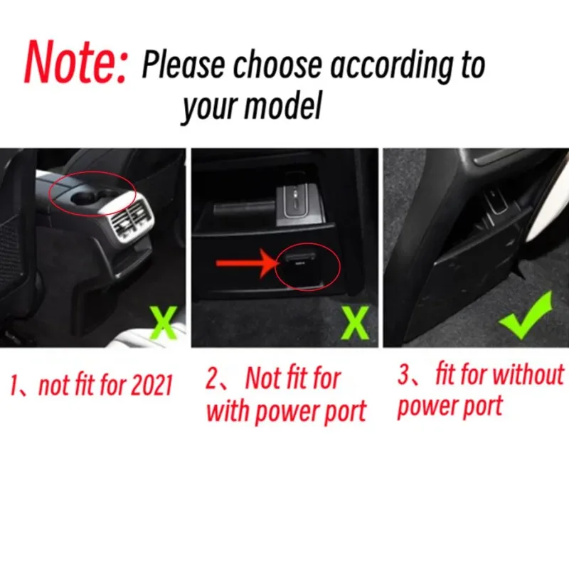 

Interior Mouldings Car Rear Conditioning Air Vent Outlet Protection Cover Trim Stickers For Mercedes Benz GLE GLE350 W167 2020-2