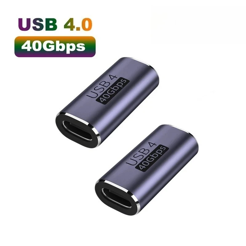 USB4.0 40Gbps OTG Typ-C 90-Grad-Adapter Stecker auf Buchse Verlängerungskabel für schnelles Laden, Datenübertragung, 8K 4K Video