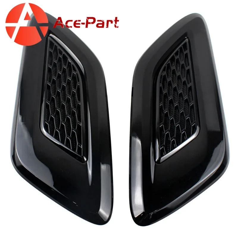 

LR052982 LR052980 1pair Car Accessories Exterior Hood Air Front Hood Vent Black Mesh Trim Cover for Range RoverSport 2014-2019