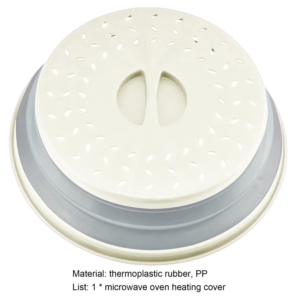 Copertura per microonde trasparente pieghevole TPR isolamento termico protezione antispruzzo per microonde strumento da cucina copertura a prova di schizzi per microonde