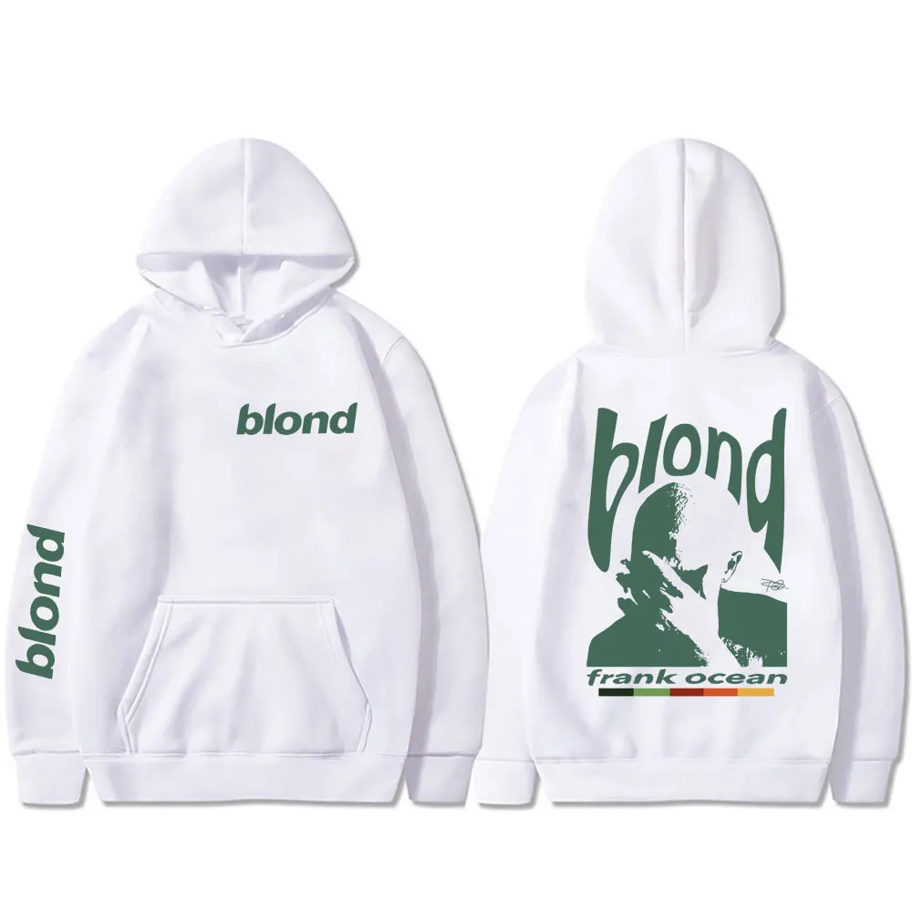 Rapper Frank Retro Graphic Hoodies Blond Hip Hop Music Album R&B Y2k Sweatshirt Men Women Fashion Oversized Pullover Streetwear