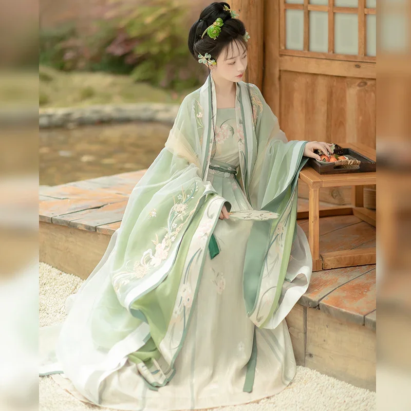 New Chinese Traditional Costume Hanfu Female Princess Cosplay Clothing Oriental Woman Fairy Folk Dance Dress Stage Outfits Trend