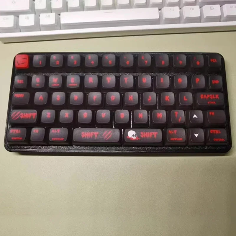 50-row Keyboard Dual-mode/three-mode 2.4g Wireless Customized Keyboard VIAL Key Change RGB Backlit Office Mechanical Keyboard