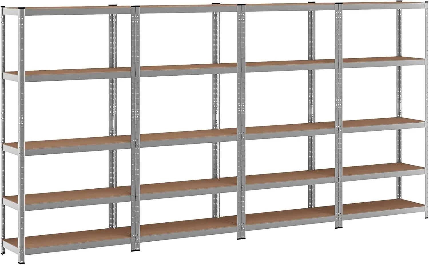 

ERGOMASTER Garage Storage Shelves 5-Tier Garage Shelving Unit 1925LBS Heavy Duty Shelving Adjustable Boltless Storage Shelf