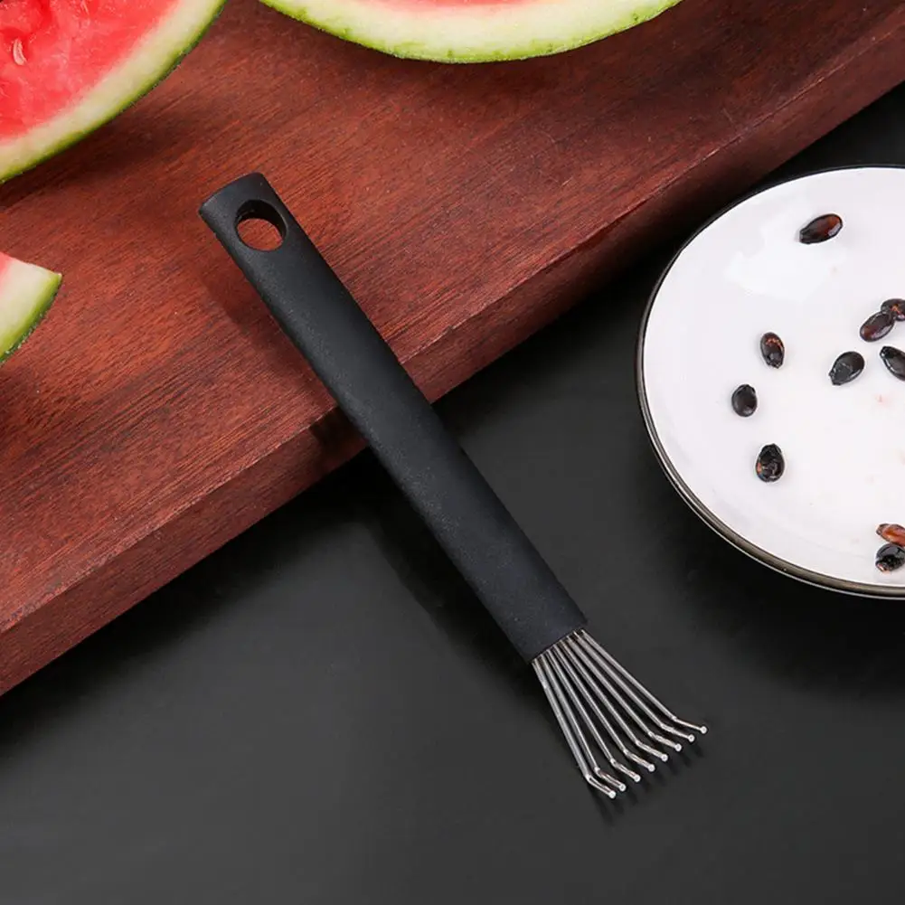 This watermelon seeds remover allows kids to safely enjoy munching on watermelon without worrying about eating the seeds.