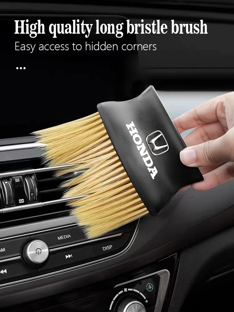 Щетка для чистки салона автомобиля, вентиляционные отверстия и автомобильные аксессуары для Honda Civci FIT CRV Accord Jazz HRV Dio Stepwgn