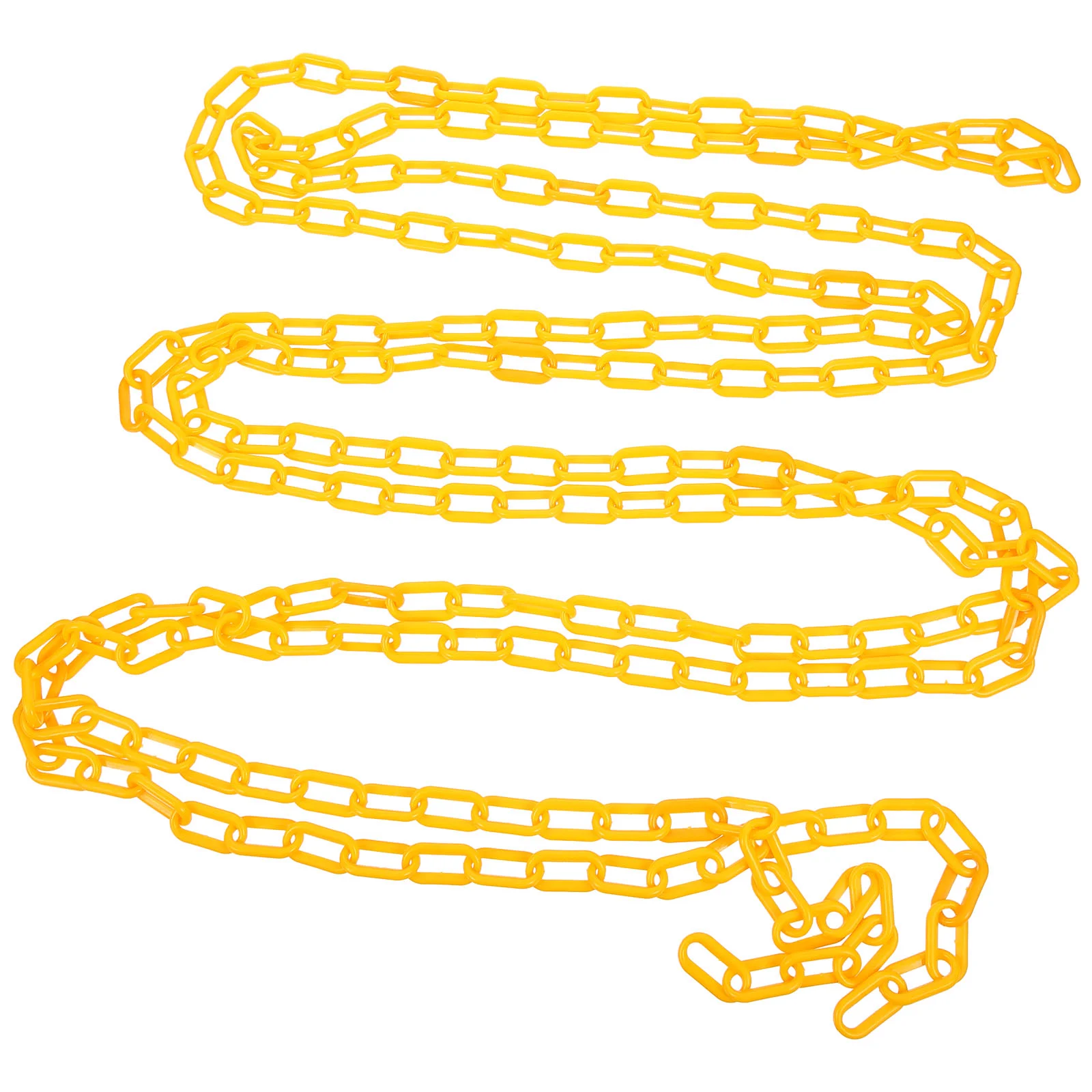 Decorative Chain for Hanging Site Barrier Ultraviolet Light Yellow Belt Strap Accessories
