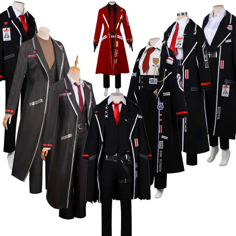 Limbus Company Hong Lu Faust Yi Sang Dante Sinclair Cosplay Costume  Shirt Coat Pants Uniform Halloween Carnival Party Suit