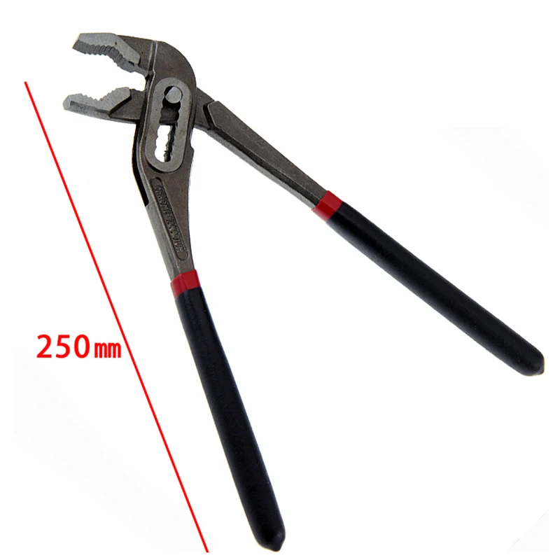 10/12 Water Pump Pliers 1-Piece Multifunctional Plier Quick-Release Straight Jaw Groove Joint Pliers Plumbing Pliers